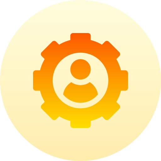 User Basic Gradient Circular icon