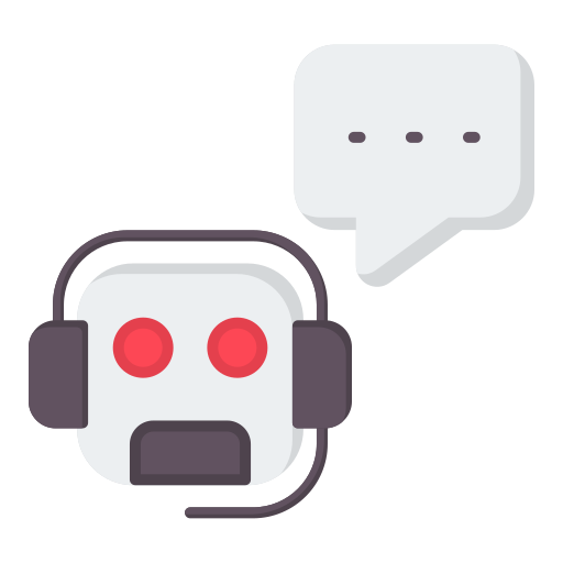 chatbot Generic color fill ikona