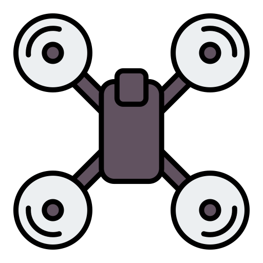 Drone Generic color lineal-color icon