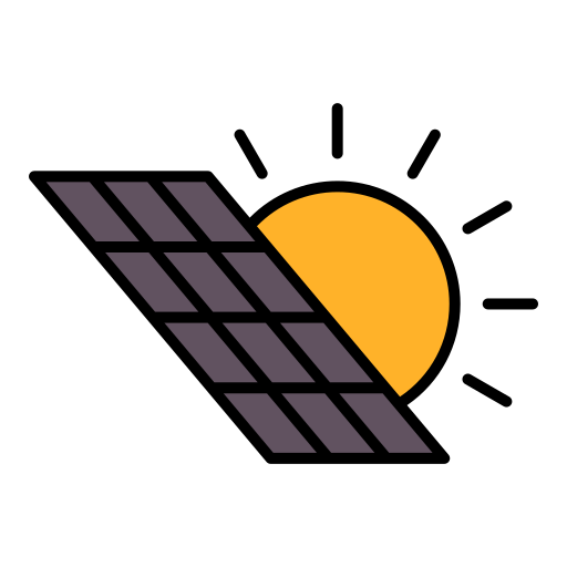 célula solar Generic color lineal-color Ícone