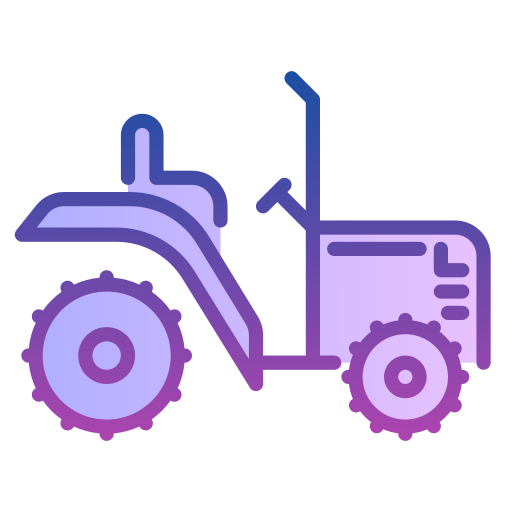 tractor Generic gradient lineal-color icoon