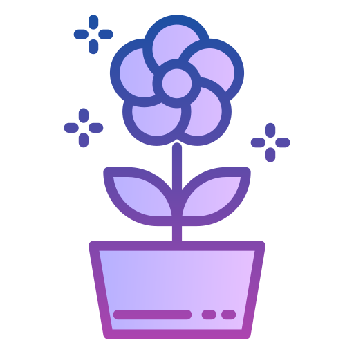 vaso di fiori Generic gradient lineal-color icona