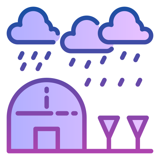 lluvia Generic gradient lineal-color icono