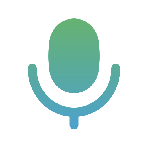 mikrofon Generic gradient fill ikona