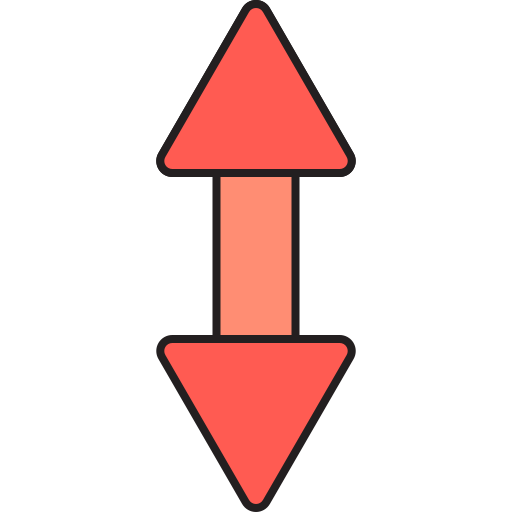 Double headed Generic color lineal-color icon