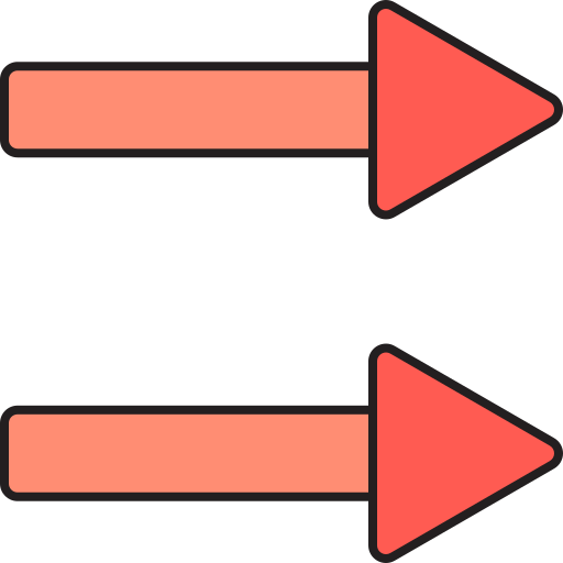 右矢印 Generic color lineal-color icon