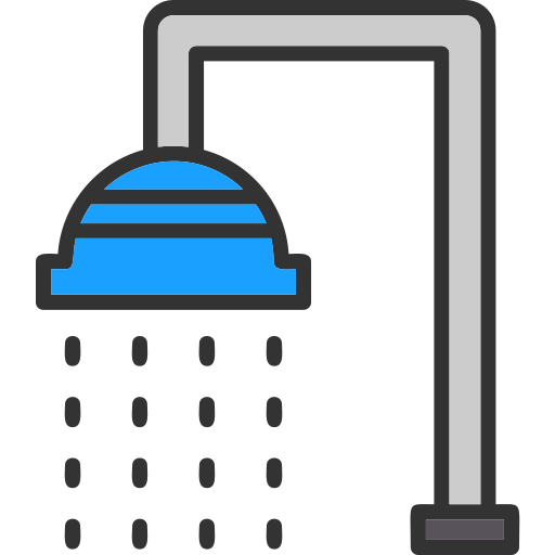 Showering Generic color lineal-color icon