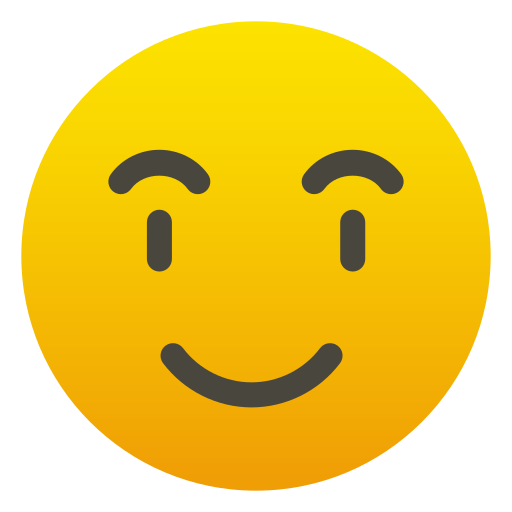 Smiley Generic gradient fill icon