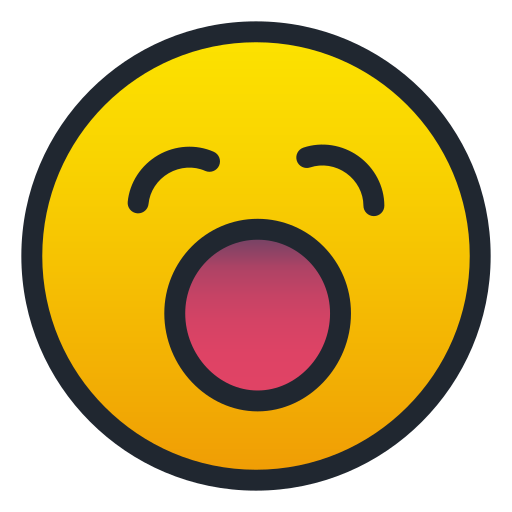 Yawn Generic gradient lineal-color icon