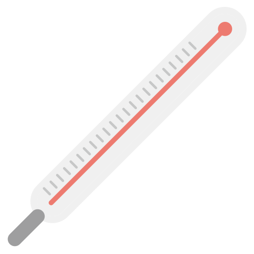 thermometer Generic color fill icon