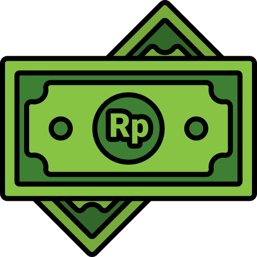 rupiah Generic color lineal-color icon