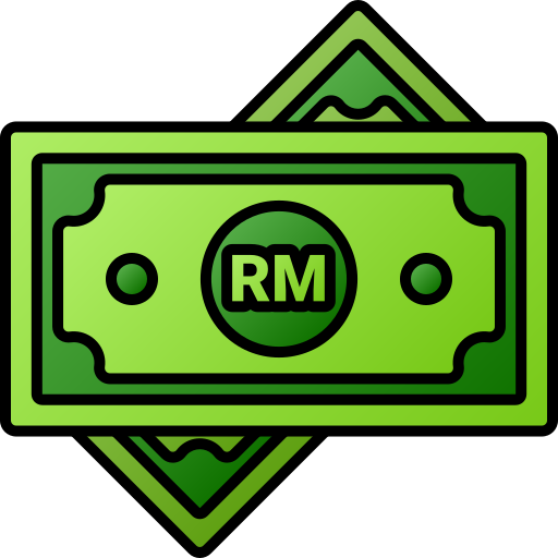 ringgit Generic gradient lineal-color icona