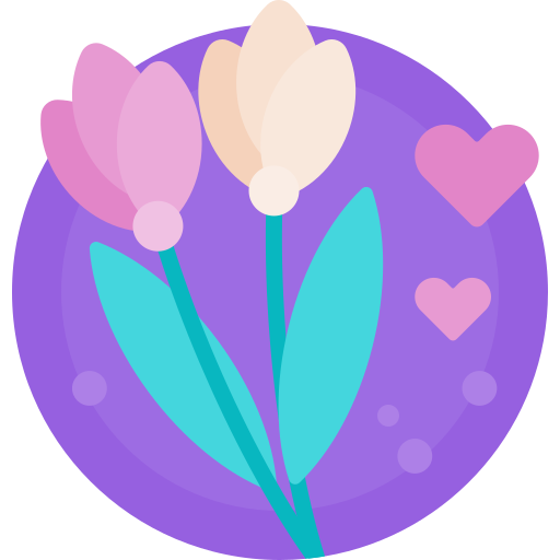 kwiaty Detailed Flat Circular Flat ikona