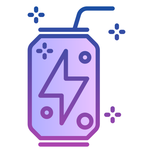 bebida energética Generic gradient lineal-color icono