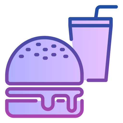 junk food Generic gradient lineal-color icoon