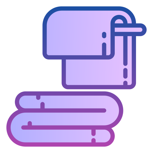 toalla de baño Generic gradient lineal-color icono