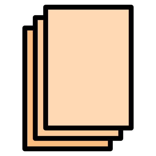 Paper Generic color lineal-color icon