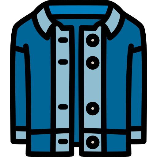 chaqueta de mezclilla Generic color lineal-color icono