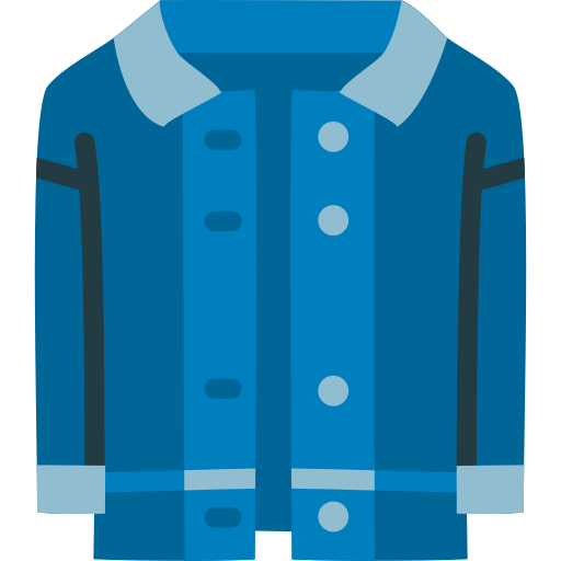 Джинсовая куртка Generic color fill иконка