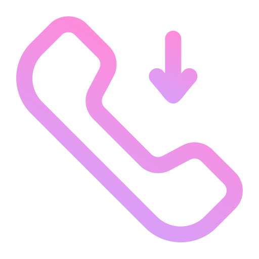 Телефон Generic gradient outline иконка