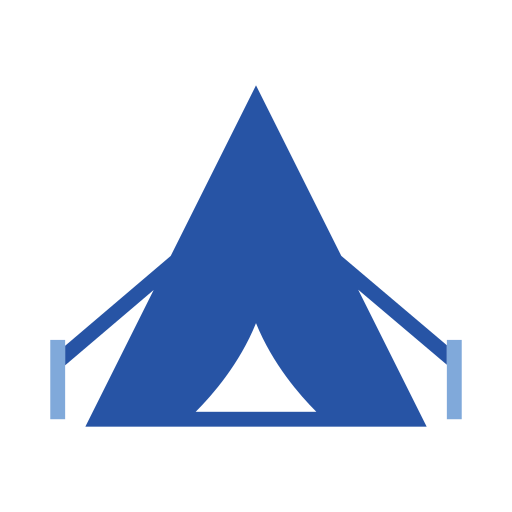 Tent Generic color fill icon