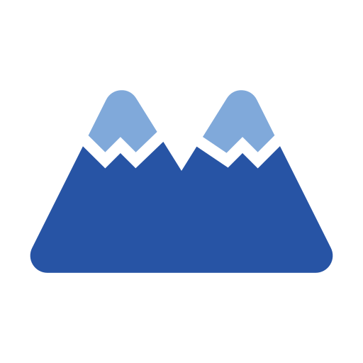 montaña Generic color fill icono