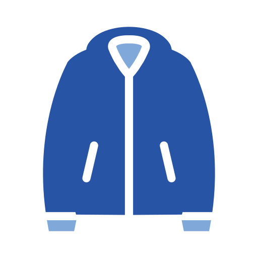chaqueta Generic color fill icono
