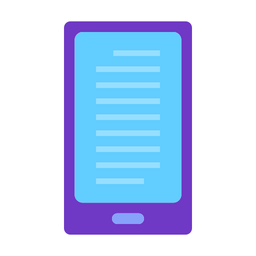 Smartphone case Generic color fill icon