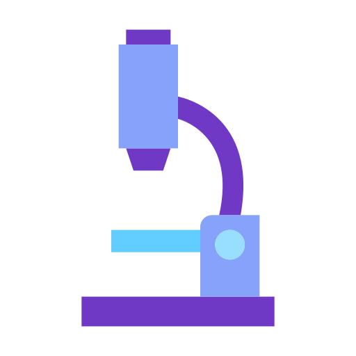 현미경 과학 Generic color fill icon