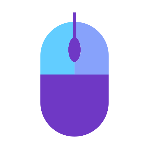 cursor del ratón Generic color fill icono