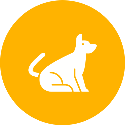 犬 Generic color fill icon