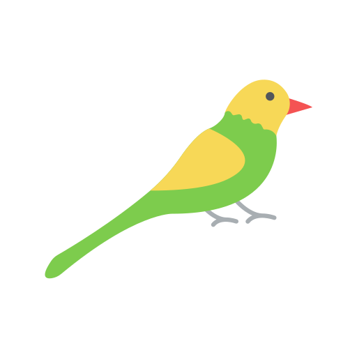 Птица Generic color fill иконка