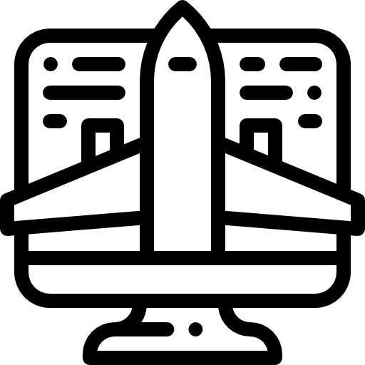 computadora Detailed Rounded Lineal icono
