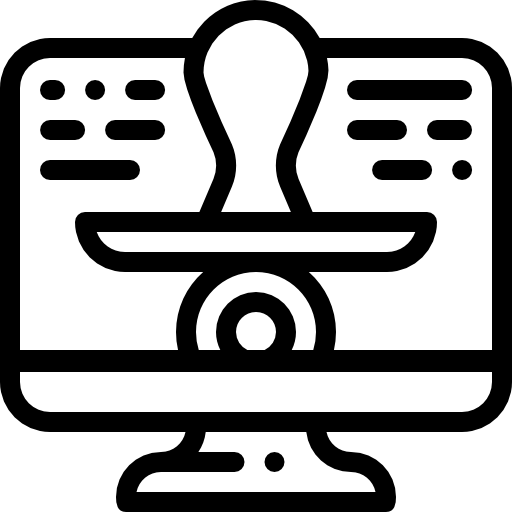 コンピューター Detailed Rounded Lineal icon