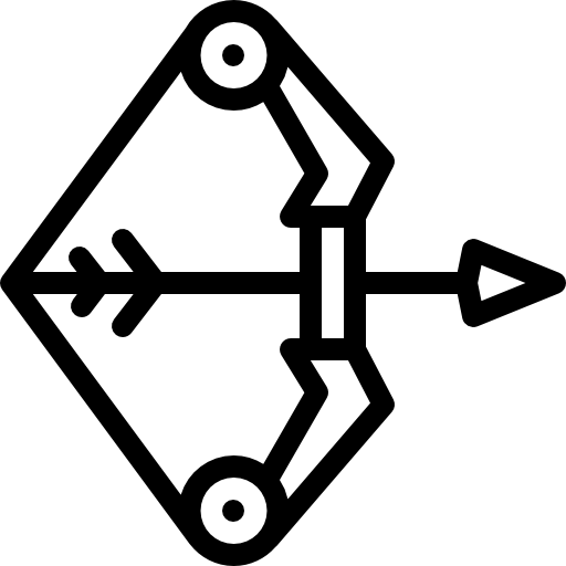 アーチェリー Detailed Rounded Lineal icon