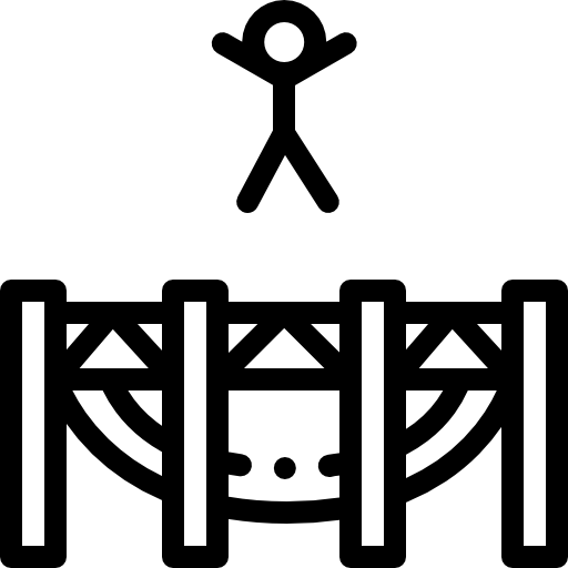 점프 Detailed Rounded Lineal icon