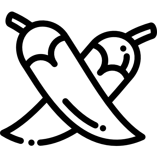 チリ Detailed Rounded Lineal icon