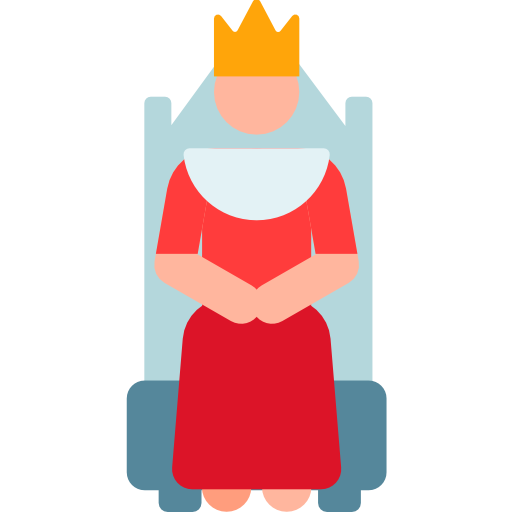 królowa Pictograms Colour ikona