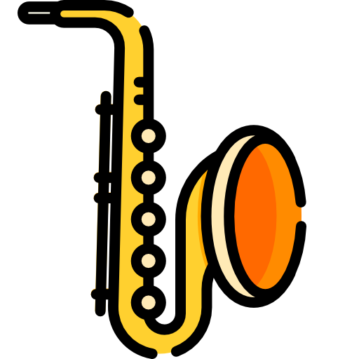 Saxophone Special Lineal color icon