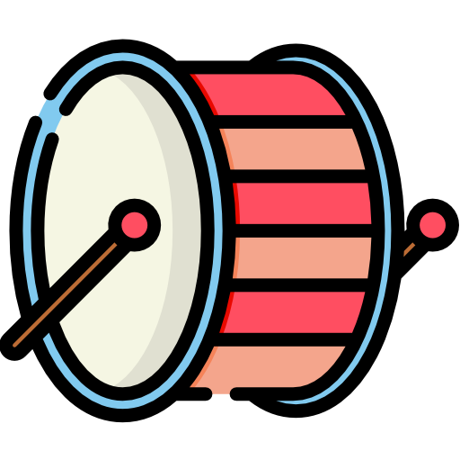 trommel Special Lineal color icon