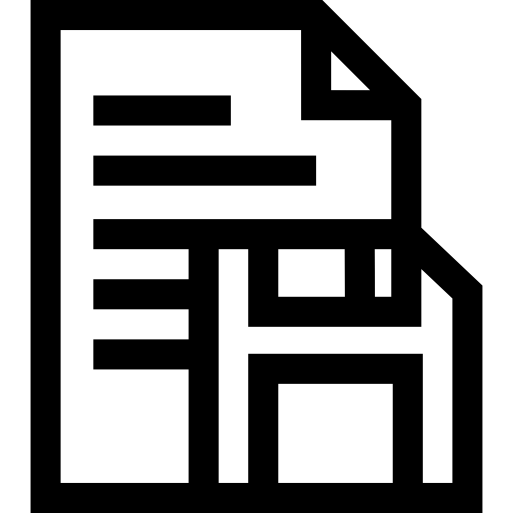 Документ Basic Straight Lineal иконка