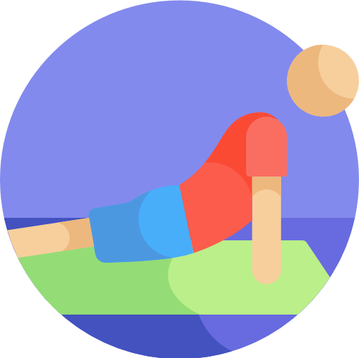 Yoga Detailed Flat Circular Flat icon