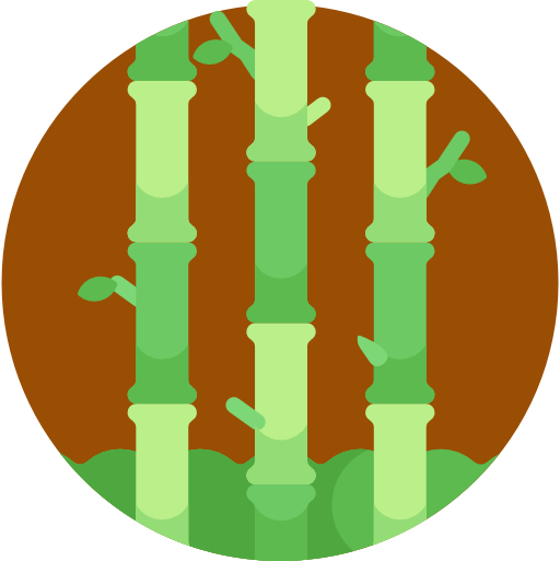 Бамбук Detailed Flat Circular Flat иконка