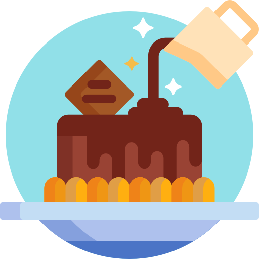 smeltende chocolade Detailed Flat Circular Flat icoon