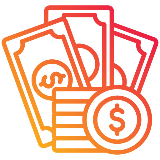 geld Generic gradient outline icoon