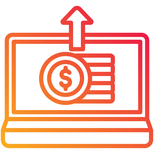 Transfer Generic gradient outline icon