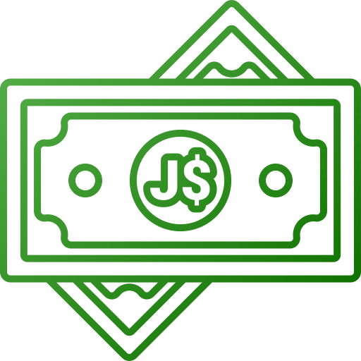 dollaro giamaicano Generic gradient outline icona