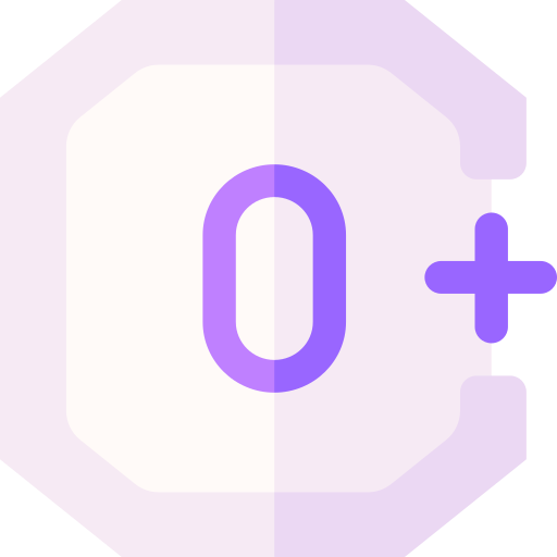 0+ Basic Rounded Flat icon