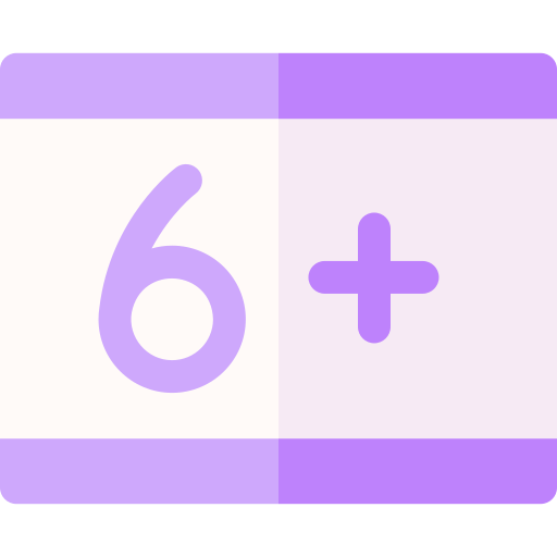 6 Basic Rounded Flat icono