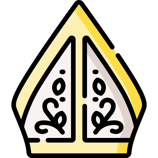 Pope crown Special Lineal color icon